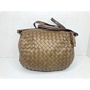 Vintage Bottega Venetta Napa Leather Intrecciato Crossbody bag
